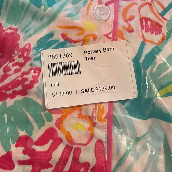 Pottery Barn Teen Lilly Pulitzer Pajamas, NWOT - Picture 3 of 13